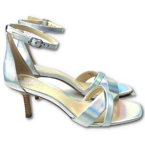 New Vince Camuto sarriss heels sz 6.5 ice leather